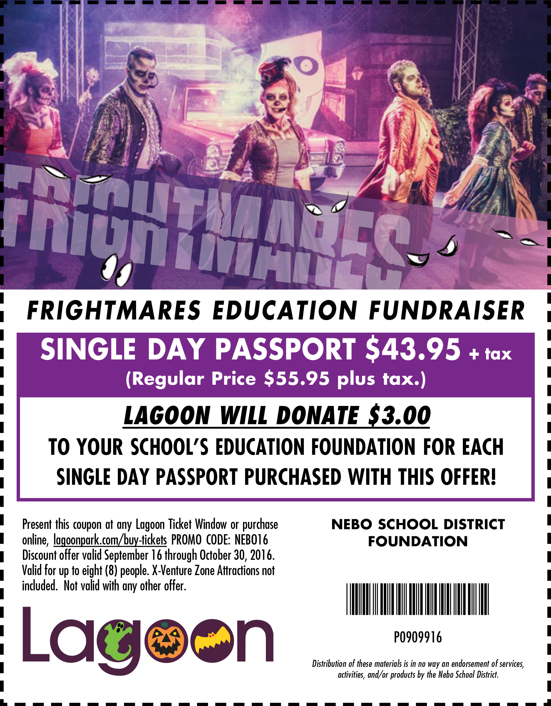 Discount Lagoon Tickets Help Fund Grants for Nebo Education Foundation